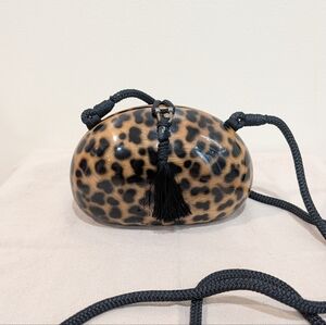 Timmy Woods Acacia Leopard Print Handbag